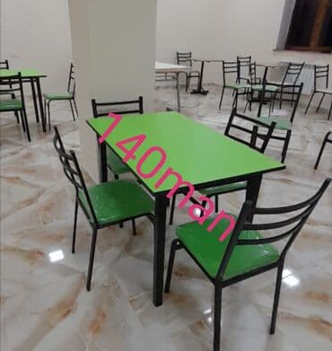 Masa və oturacaq dəstləri: Mətbəx üçün, Yeni, Açılmayan, Kvadrat masa — 21