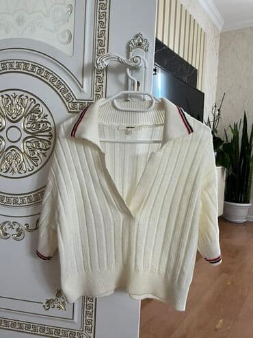 женские твидовые жакеты: Qadın/Gənc geyim 1) Qəhvəyi trikotaj sviter yeni alınıb — 8