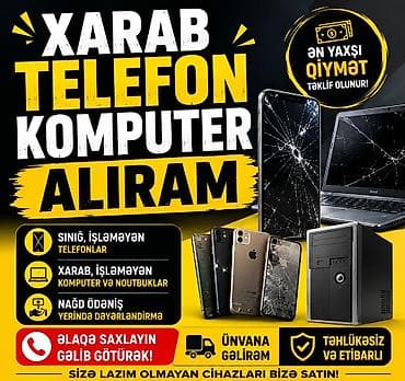 islenmis telefonlar: Xarab telefon və kompüter alışı xidməti - Sınıq, işləməyən — 1