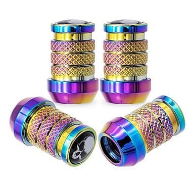 vitor formula: Velosiped klapan qapaqları – çoxrəngli (neochrome) metal dizaynlar — 4