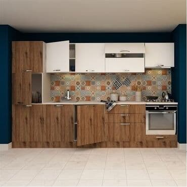 metbex mebeli gence: Sifarişlə mətbəx dəsti, Özü çəkən petlələr, Mat laminat, Kredit var, Pulsuz çatdırılma — 17