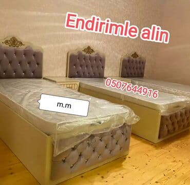 divan çarpayı: Yeni, Təknəfərlik çarpayı, Bazasız, Matras ilə, Siyirməsiz, Azərbaycan — 24