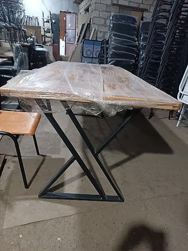 taxta stullar: Yeni, Açılmayan, Taxta, Dördbucaq masa — 3