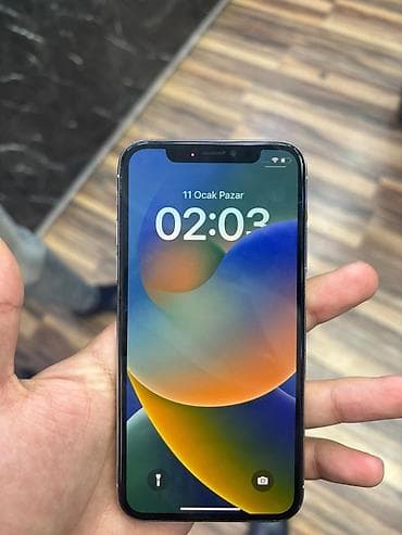 irshad iphone x: IPhone X, 64 GB, Gümüşü, Face ID — 2