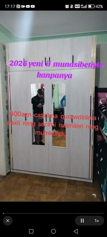 vesilkalar: Açılan, Düz dolab, Qarderob, paltar dolabı — 6