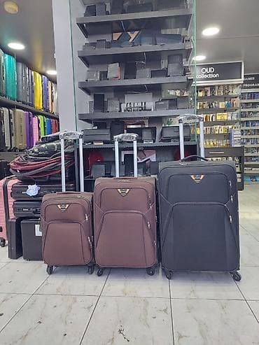 Səyahət çamadan dəsti – 3 ölçü - Ölçülər: kiçik, orta və böyük (sett