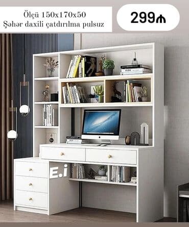 uşaq ucun yazı masası: *İkinəfərlik yazı masası* 280 AZN Ölçü 160/160/50 Sifarişle 2/3 — 4