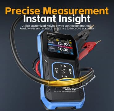 elektron tərəzi təmiri: FNIRSI HRM-10 FNIRSI HRM-10 Batareyanın daxili müqavimətini yoxlayan — 2