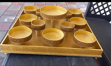 Məhsul: Şirniyyat və nişan/xaşda hazırlıqları üçün dekorativ servis