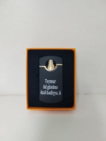 Hədiyyəlik qazlı alışqan – saatlı model - 2-si 1-də dizayn: yuxarı