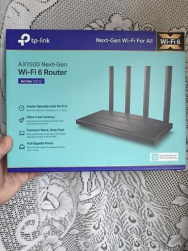 plata xarab: TP-Link Archer AX12 (AX1500) Wi‑Fi 6 marşrutlayıcı - Növbəti nəsil — 3