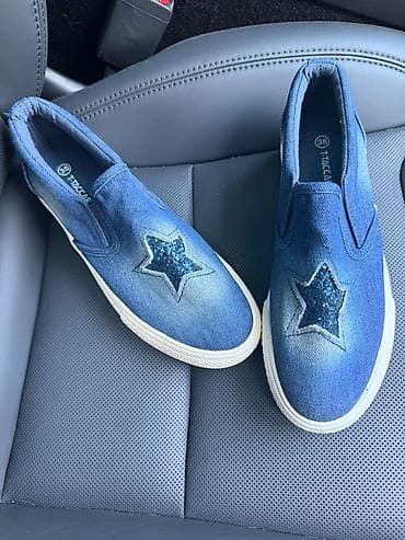 Denim slip-on ayaqqabı - Ölçü: 38 (etiketdə göstərilib) - Material