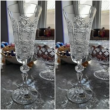 xalca ikinci el: Qədəhlər, Xrustal, Çexiya — 1