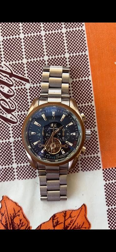 İşlənmiş, Qol saatı, Omega, rəng - Gümüşü