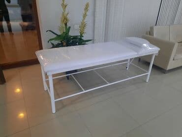 Yeni, Masaj kuşetkası, Qatlanmayan, rəng - Ağ