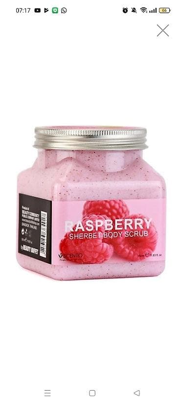 Məhsul: Scentio Raspberry Sherbet Body Scrub - Növ: Bədən üçün skrab