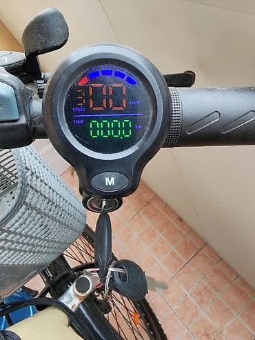 Детские велосипеды: Б/у Электровелосипед 26", скоростей: 8, 350-500 Вт, Самовывоз — 4