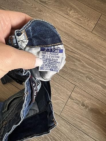 джинсовое платье для девочки: Uşaq cinsi – 2-3 yaş - Material: 100% pambıq denim 35 azn almisam az — 2