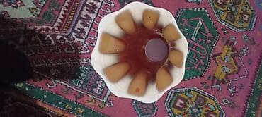 meyve qabı: Məhsul: Dekorativ şüşə qab (2 ədəd) Təsvir: - Material: Şüşə - — 2