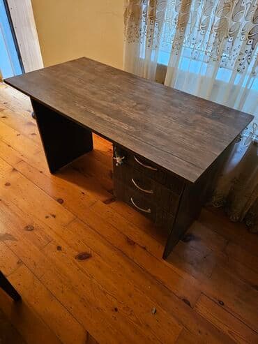 ofis masası 2. el: İşlənmiş, İşçi üçün, Dördbucaq masa — 3