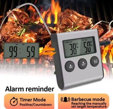 Kolbasa/ət məhsulları üçün iynəli rəqəmsal (elektron) termometr -