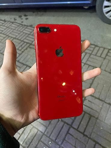 apple 5 s: IPhone 8 Plus, 64 GB, Qırmızı, Barmaq izi, Simsiz şarj — 2
