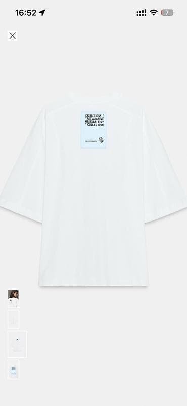 Şəxsi əşyalar: Zara oversize tişört — 4