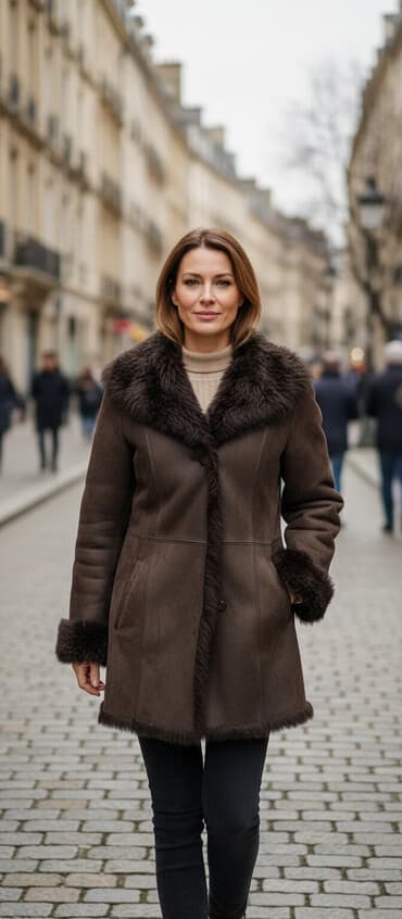 Продам женскую дубленку. Женская дубленка - почти новая ( 2 раза