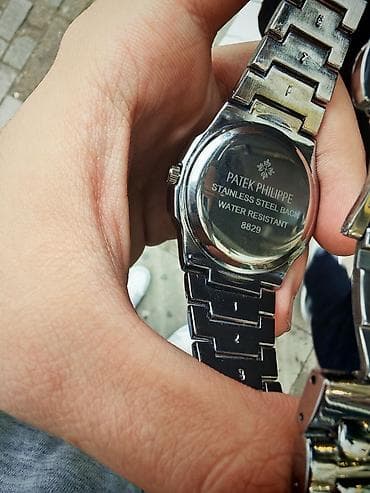 pandora bilerzik: Qol saatı, Patek Phillipe, rəng - Gümüşü — 2