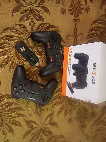 Euroacs 20000+ Stick Game Player – 2 ədəd simsiz oyun pultu və USB