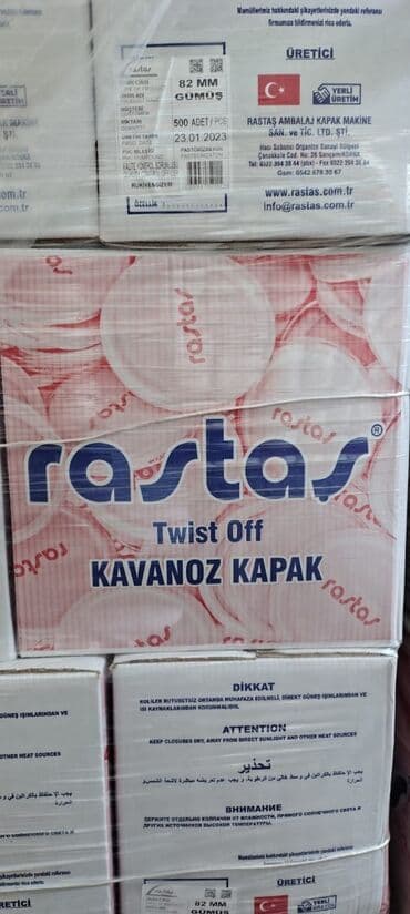 zirkon qapaqlar: Banka qapaq rezbavoy 66 mm/ 82mm ( sayı 350000 dənə) Türkiyə — 5
