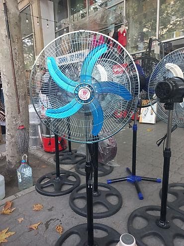 ventilyator satışı: Dayaq tipli elektrik ventilyatoru - Brend: Crown (mərkəz hissədə loqo — 1
