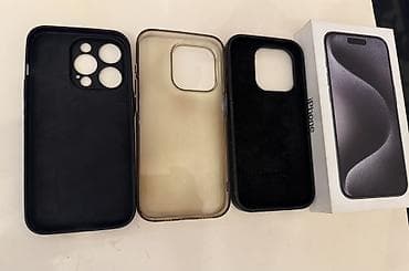 uz qrxan: IPhone 15 Pro, 256 GB, Black Titanium — 8