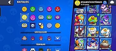 Brawl Stars hesabı – yüksək səviyyəli profil - Kupa yolu: 70,093 - — 6