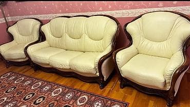 2 divan: Nigar 💚 Qiymətli 1500,dur təmiz dəridi çox yaxşı qalib təzə kimi — 1