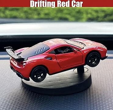 13 disk teker: “Drifting Red Car” – avtomobil paneli üçün mini drift maşını - Ölçü — 1