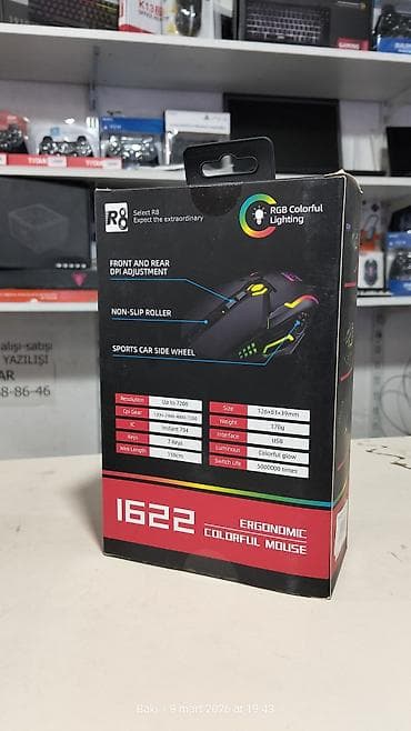canon printer satilir: R8 1622 Ergonomic Colorful Mouse - Platforma: Windows və Mac ilə — 2