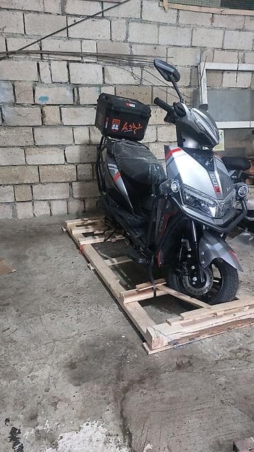 disk tekerler: Elektrik skuter – KING K60 - Gümüş/rəngli korpus, idman üslublu — 2