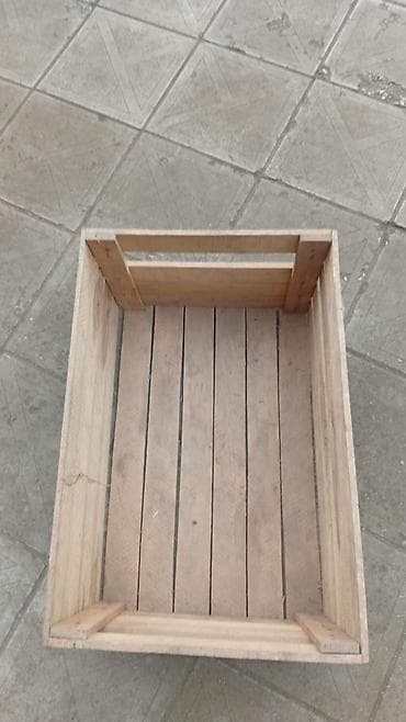 Taxta yeşik/qutu 400 500 ededdi tecili satilir - Material: təbii — 1