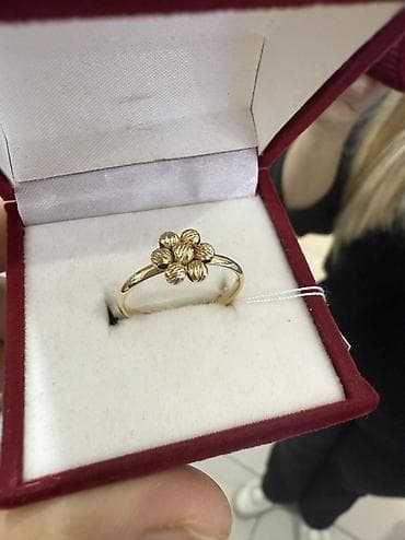 qlzll saat: Toy, Üzük, Sarı qızıl, 585 Əyar, Qaşsız — 2