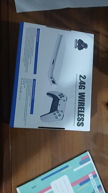 2.4G Wireless oyun konsolu seti – iki ədəd simsiz gamepadlı retro oyun — 2