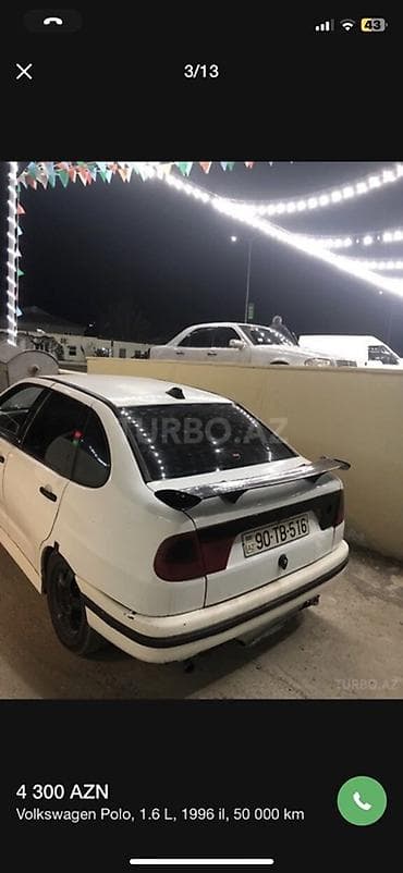 Volkswagen Polo: 1.6 л | 1996 г. Седан — 3