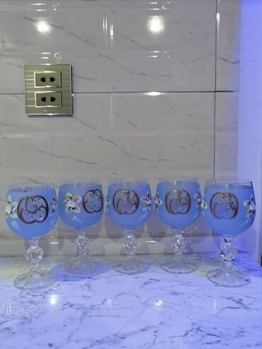 Qədəhlər, rəng - Göy — 1