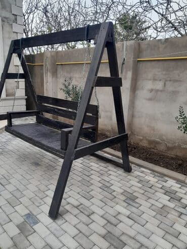 Skamya-yelləncəl, Zontiksiz, Taxta