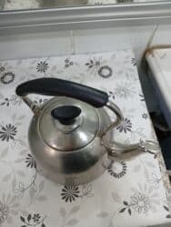 Dəm çaydanları: İşlənmiş, rəng - Gümüşü, Çaydan, Paslanmayan polad, 2,5 bucket volume l — 3