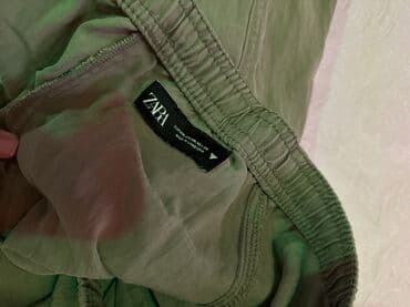 trapez şalvar: Şalvar, Zara, XL, rəng - Yaşıl — 3