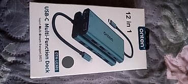 Onten OTN-UC601 12-in-1 USB-C Hub Bağlantı: USB Type-C 12 port
