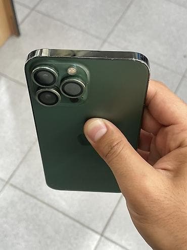 iphone 7 pulus: IPhone 13 Pro Max, 128 GB, Alpine Green, Simsiz şarj, Face ID — 4