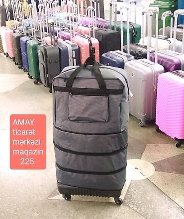 Dəbilqələr: Çanta. təkərli və yığılan çanta. yeni. yüksək keyfiyyət ünvan AMAY — 1