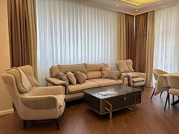 icare obyek: İcarəyə verilir 3 otaqlı yeni tikili 120 m², Ağ şəhər q. Kateqoriya — 1